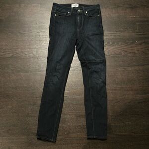Paige High Rise Skinny Jeans Sz25